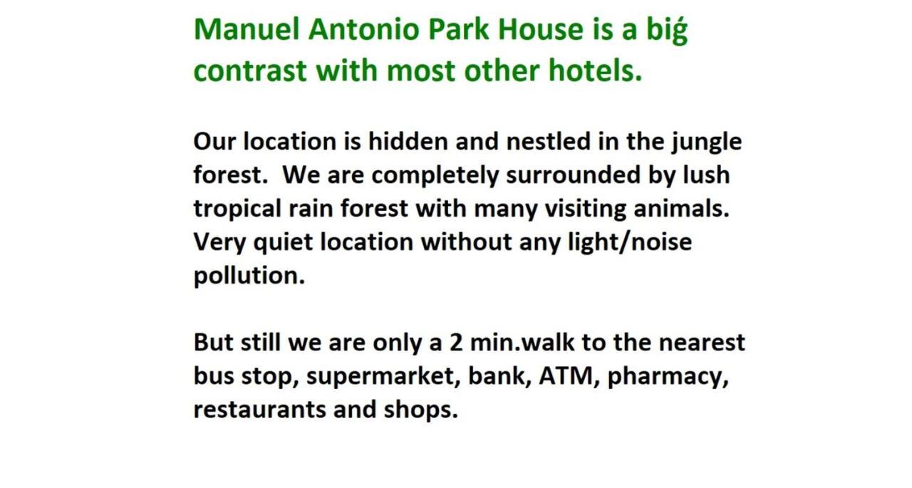 فندق Manuel Antonio Park House - Adults Only المظهر الخارجي الصورة